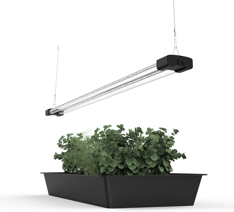 BoostGro 4FT LED Succulent Terrarium Plant Grow Light Linkable Full Spectrum Daylight with Enhanced 660nm Red and 450nm Blue LightTech Indoor Lighting Fixture (4 FT) - Image 1